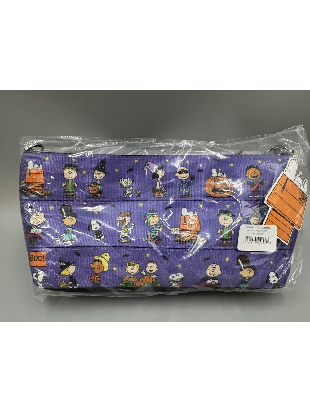 Harveys Seatbelt Peanuts Halloween Convertible Clutch Crossbody Bag NEW